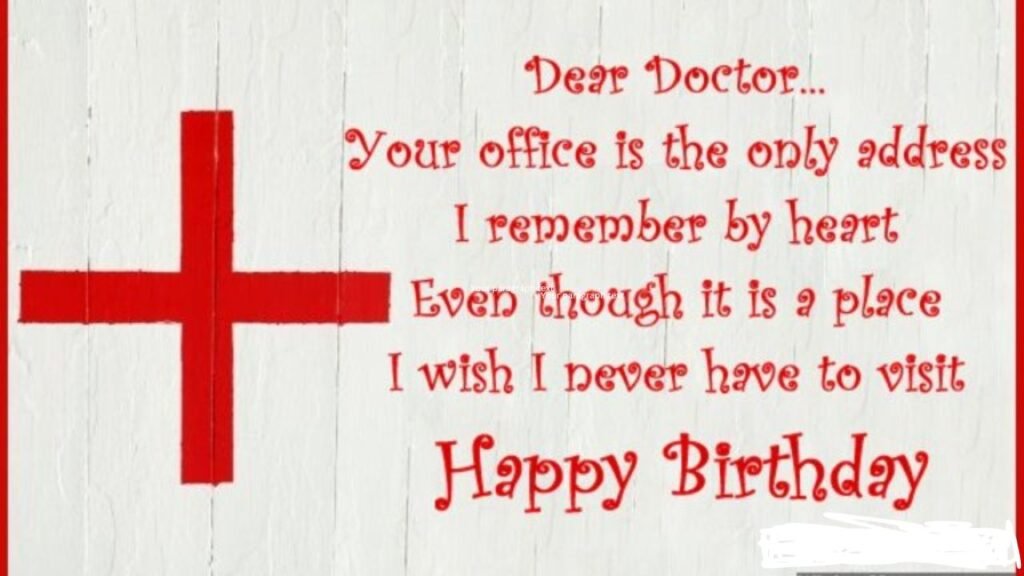 Happy Birthday Wishes for doctors