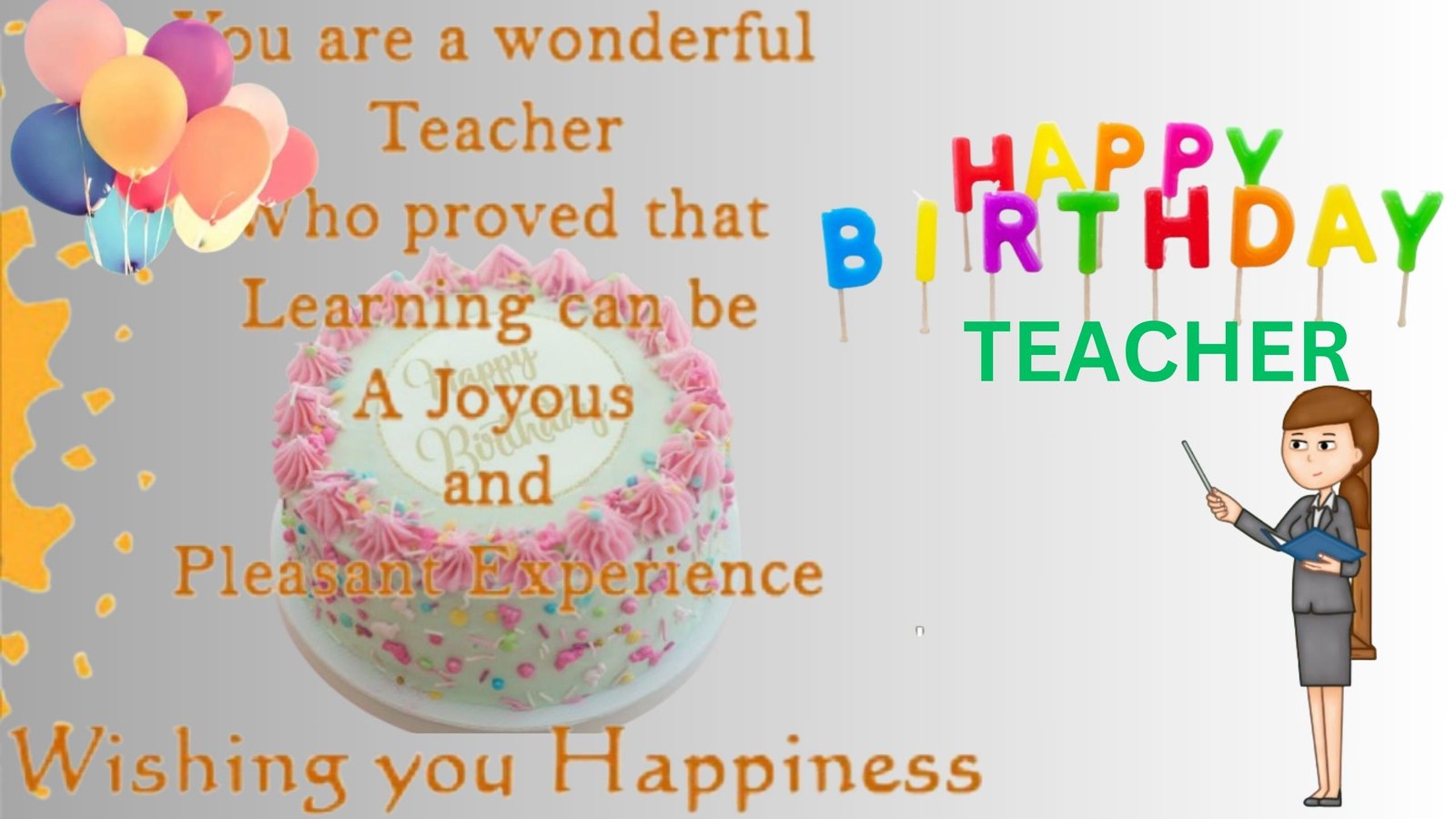 Birthday Wishes for Teachers