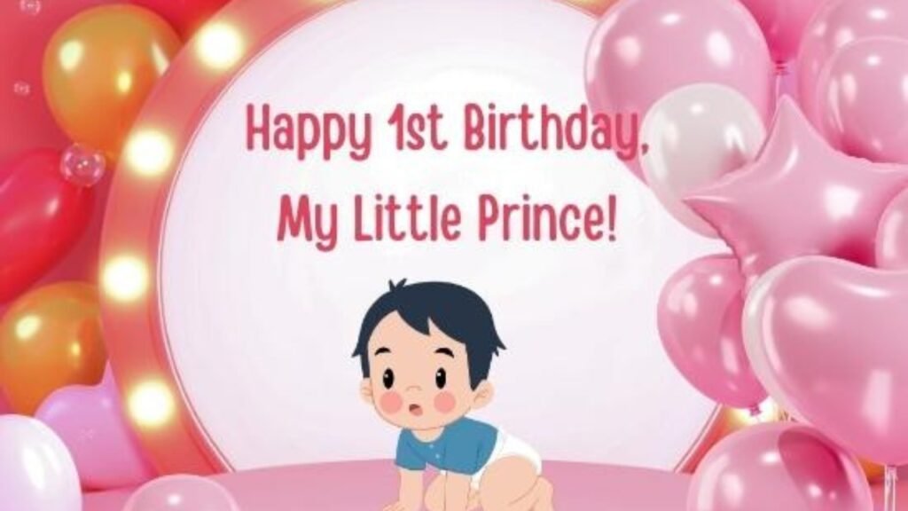 1st birthday wishes for son