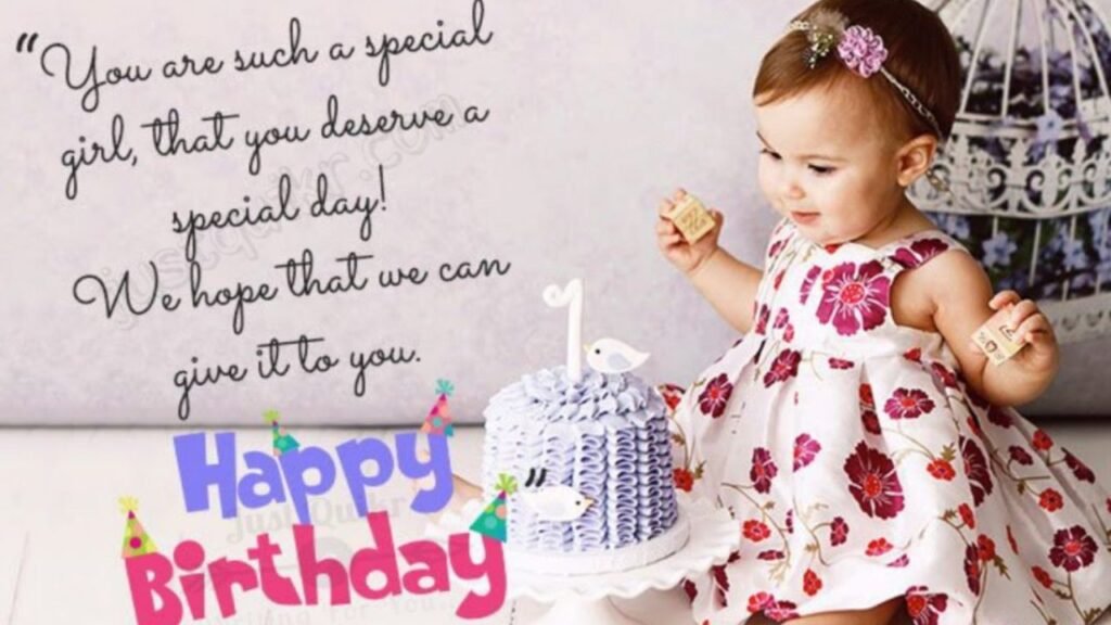 Best First Birthday Messages with Baby