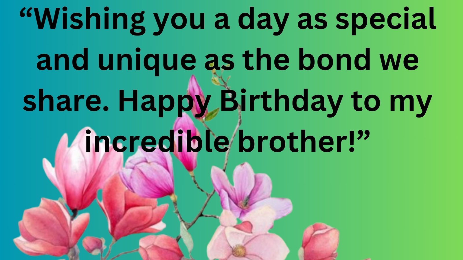 Simple Birthday Wishes for Brothers