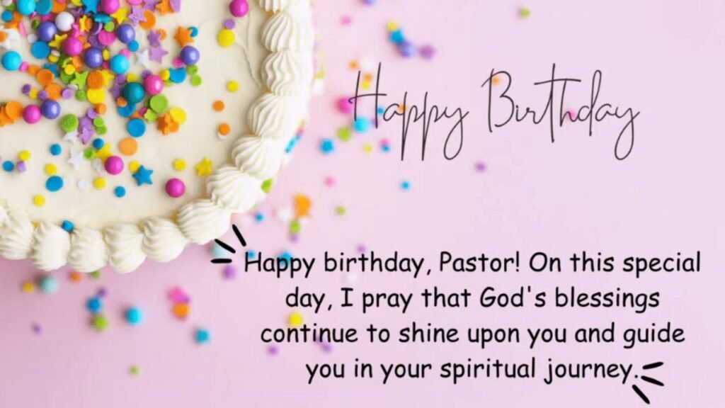 birthday wishes for your pastor