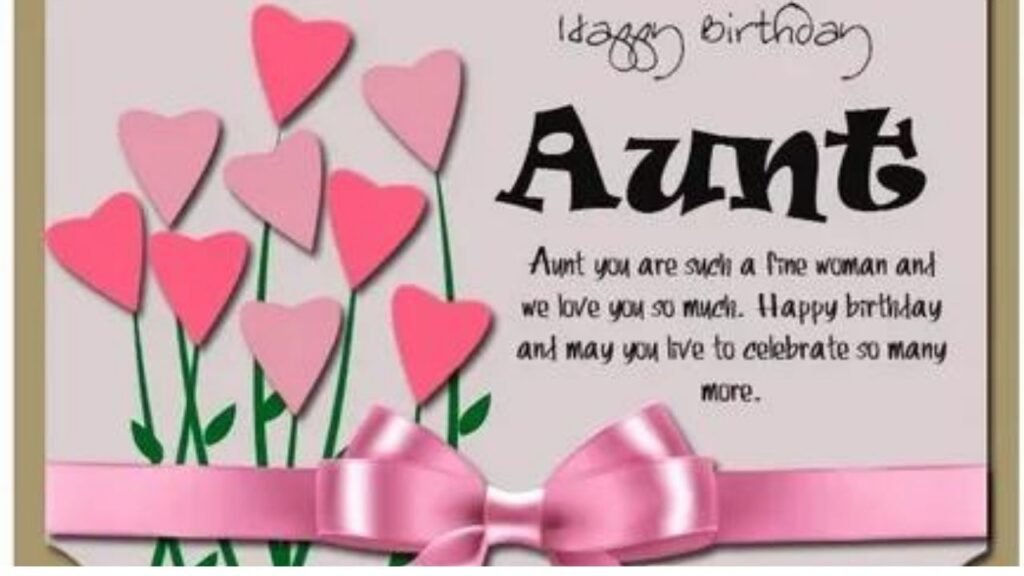 Best Birthday Wishes for Aunty