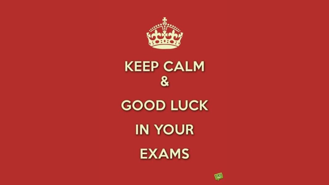 Exam Wishes Messages Best of Luck