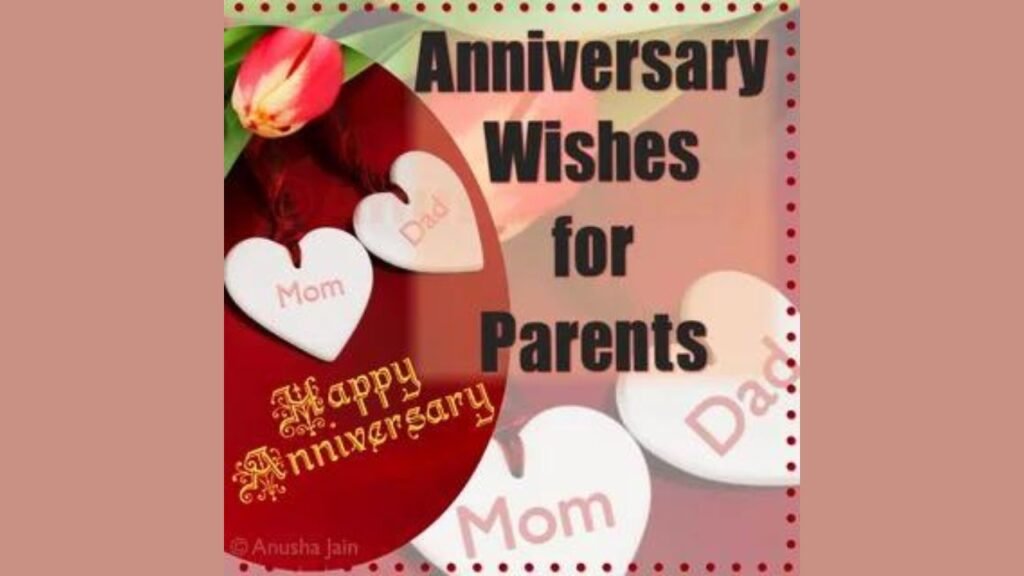 Wedding Anniversary Wishes for Parents from Daughter