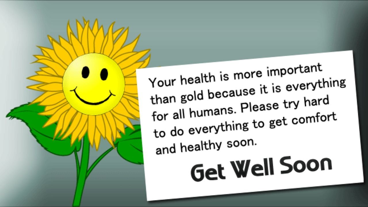 Longer Get Well Soon Messages for Friend