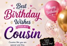 55 Best Birthday Wishes for Cousin Best Birthday Wishes for Cousin