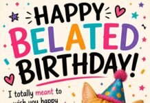10 Best happy belated birthday wishes Best happy belated birthday wishes