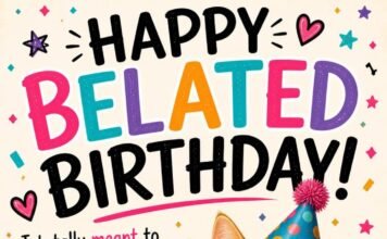 10 Best happy belated birthday wishes Best happy belated birthday wishes