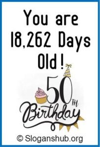 50th birthday quotes and sayings