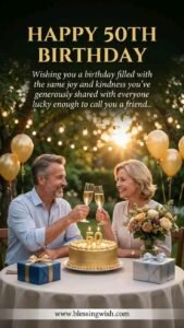 50th Birthday Wishes for Husband from Wife