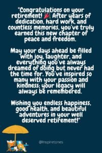 Emotional Retirement Messages