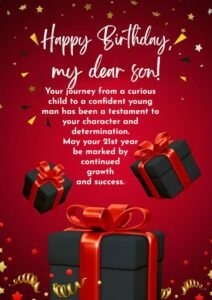 birthday wishes for son from mom