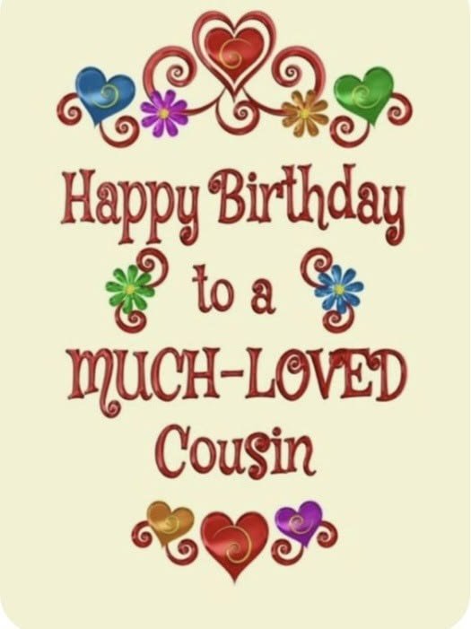 birthday greetings for cousin