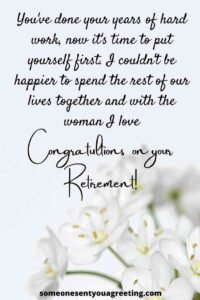 Retirement Wishes for Wife