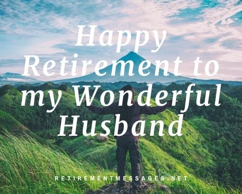 Retirement Wishes for Husband