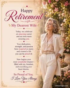 Retirement Wishes for Wife