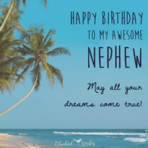 birthday wishes for a nephew
