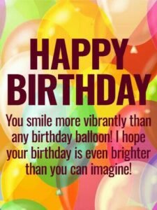 birthday wish for her
