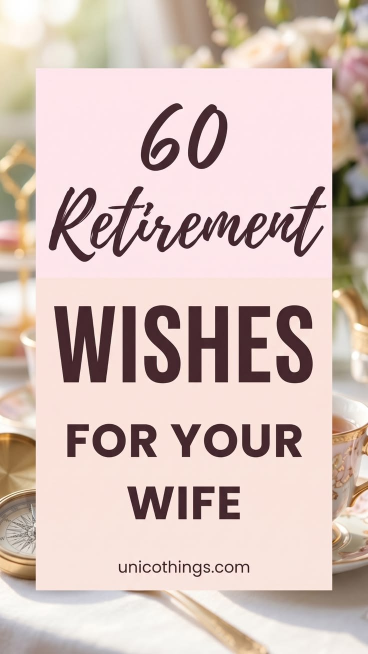 Retirement Wishes for Wife