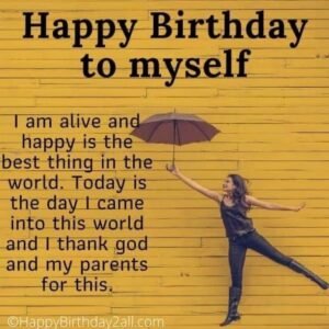 birthday quotes for myself