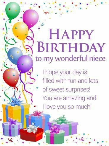 wish birthday for niece