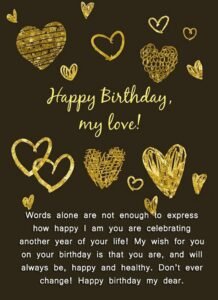 Best birthday wishes for husband