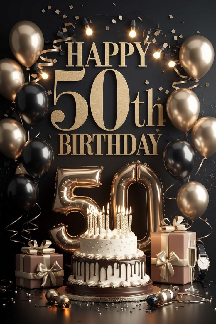 50th birthday wishes