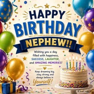 birthday wishes for a nephew