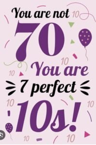 70th birthday wishes