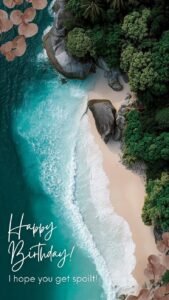beach birthday wishes
