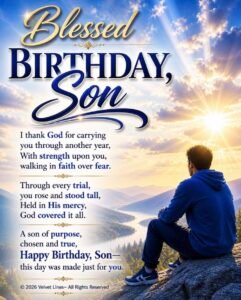 birthday wishes for son from mom