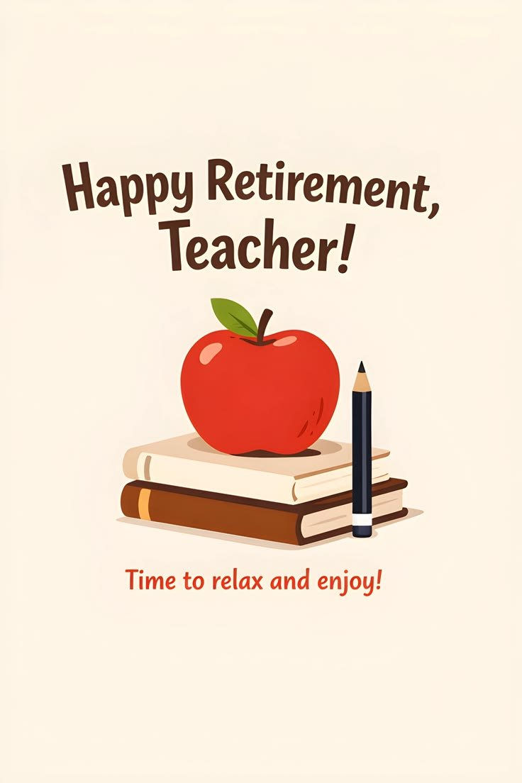 Retirement Wishes for Teacher