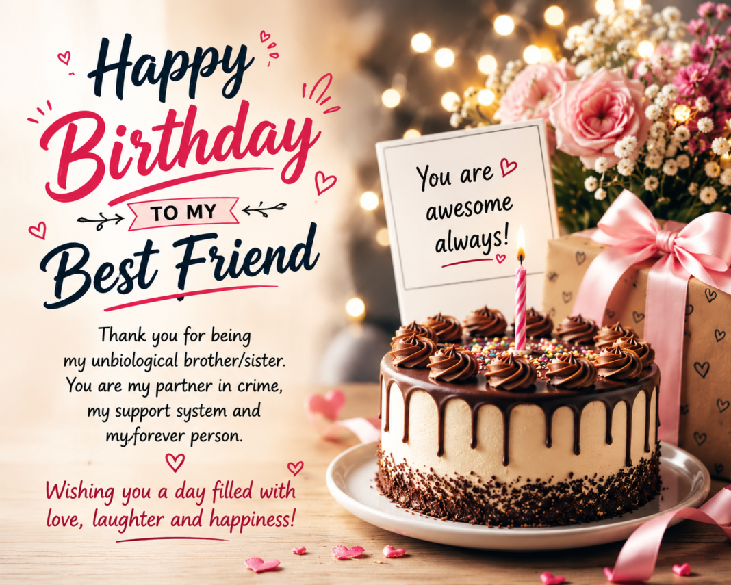 Happy Birthday Wishes for Best Friend
