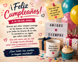 birthday wishes in spanish for best friend