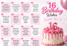 Best 16 birthday wishes 16 birthday wishes