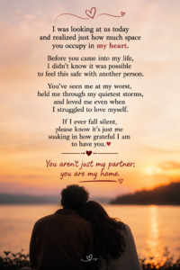 touching messages to make him cry
