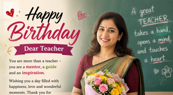 20 Best birthday wishes for teacher Best birthday wishes for teacher