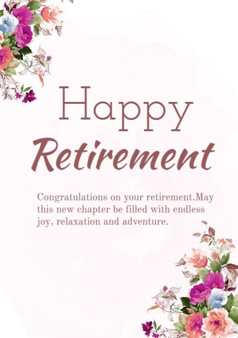 Retirement Wishes for a Coworker