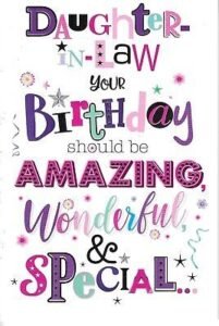 birthday wishes daughter in law