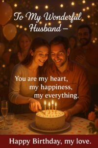 120+ Best Birthday Wishes Quotes for Husband from Wife: Heartfelt, Romantic, and Unique Ideas
