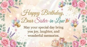 birthday wishes for my brother's wife
