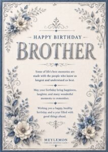 Best birthday wishes for brother