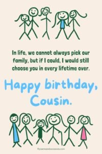 birthday greetings for cousin