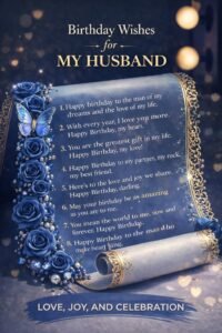 120+ Best Birthday Wishes Quotes for Husband from Wife: Heartfelt, Romantic, and Unique Ideas