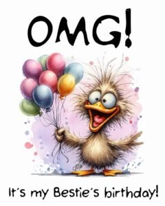 happy birthday bestie images