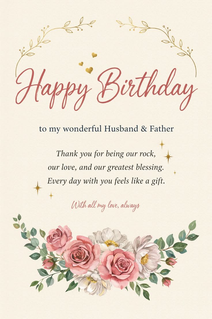 Birthday Wishes for New Dad From Wife