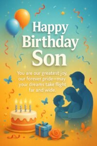 birthday wishes for son from mom