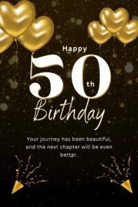 50th birthday wishes