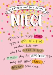 birthday wishes for a special niece